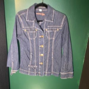Thrifted Denim Jacket | Crop Sleeve
